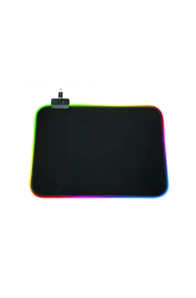 Gaming Mouse Pad Non-Slip Rubber Base with RGB Lights 7 Colors