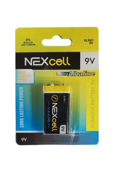 Nexcell Alkaline Battery 9 Volt 
