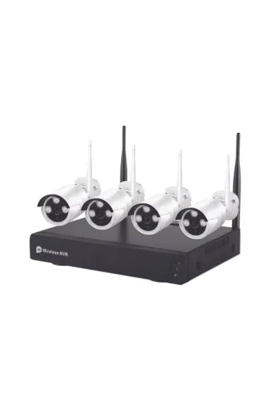 Wireless Security Surveillance Camera with 4 Channels