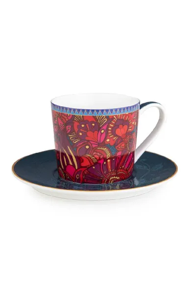 Images d'Orient 4 Tea Cups & Saucers Kashmir 210 ml