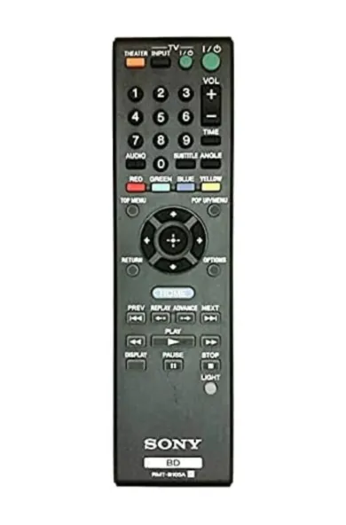 Sony Blu-Ray DVD Player Remote for BDP-BX110, BDP-S1100, BDP-S3100