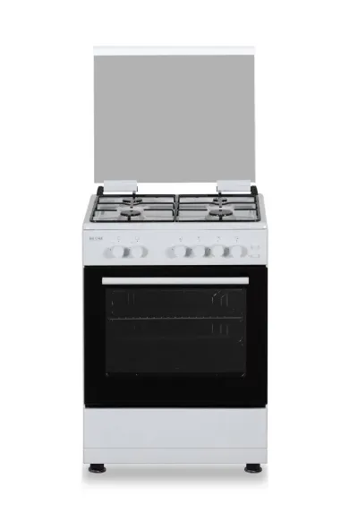 BIG CHEF 60X55 FREE STANDING GAS/GAS OVEN -  WHITE