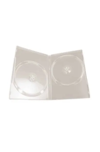 Case DVD Double Sided 14 mm White - (PACK OF 100)