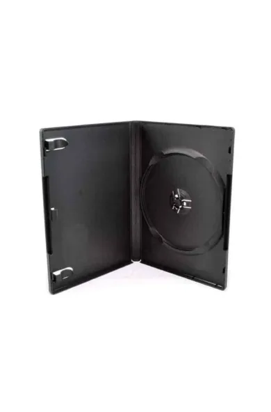 Case DVD Single Sided 14 mm Black - (PACK OF 100)