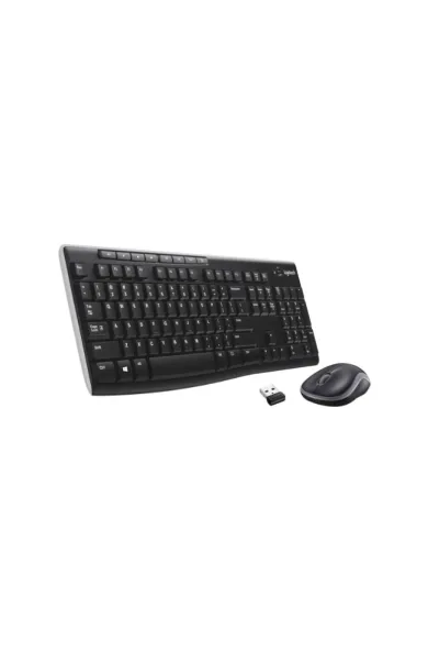 Logitech MK270 Desktop, Wireless Keyboard & Mouse Combo with Arabic