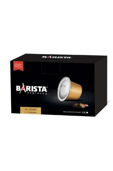 Barista Capsules Box Allegro 100Pcs