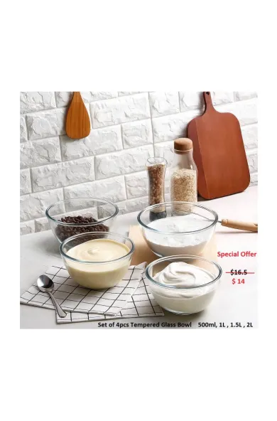 TESTA Mixing Bowls Set of 4pcs