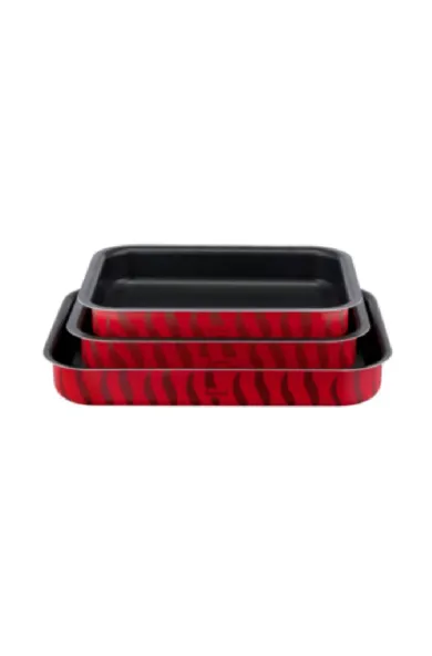 Tempo Flame Ovenware - Set 3 oven dishes (31x24/37x27/41x29)
