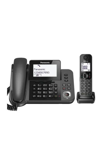 Panasonic Cordless And Corded Phone With Answering Machine