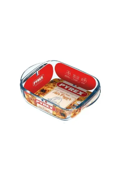 Pyrex Air Fryer Compatible Glass Square Dish Roaster 20cm 211B100