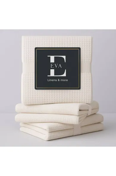 EVA Pure cotton Summer Pique bedspread - White