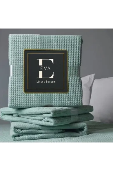 EVA Pure cotton Summer Pique bedspread - Mint