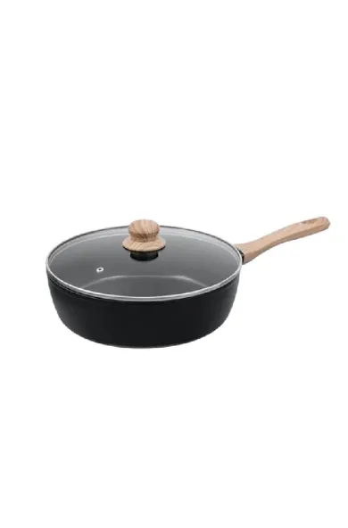 PYREX Cook & Care Deep Frypan with Lid 28 cm CR28DF6