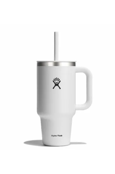 HYDRO FLASK 32 OZ TRAVEL TUMBLER WHITE