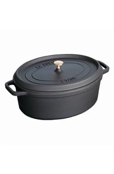 Staub Cocotte roaster 41 cm black oval
