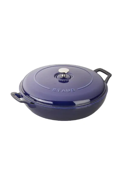 Staub Braiser Christeria Dark Blue Round - 28 Cm