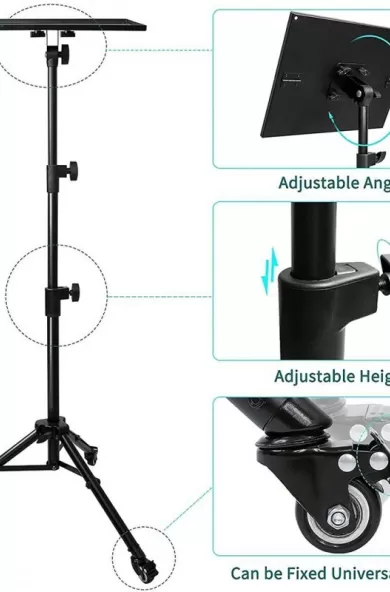 Universal Stand Tripod With Wheels