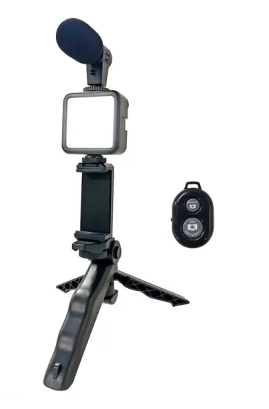 Conqueror Vlogging Microphone With Tripod