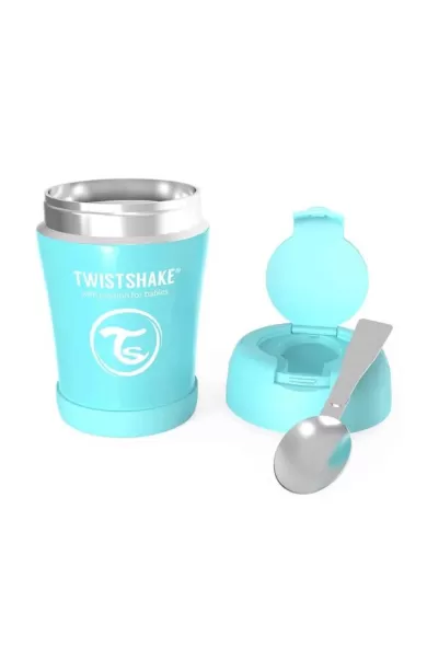 Twistshake Insulated Food Container 350ml - Pastel Blue