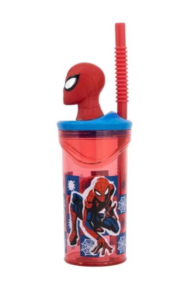 Disney 3D Figurine Tumbler 360ml - Spiderman Arachnid Grid