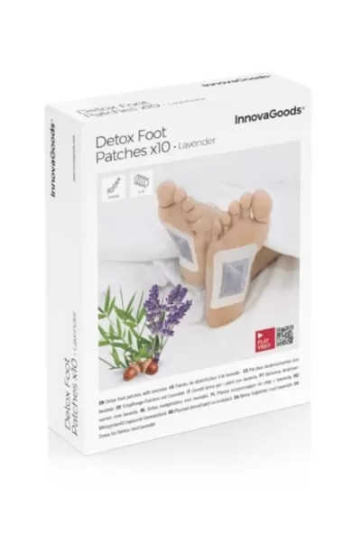 InnovaGoods Detox Foot Patches Lavender 10Units