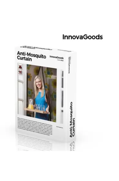 InnovaGoods Anti-Mosquito Curtain - Black