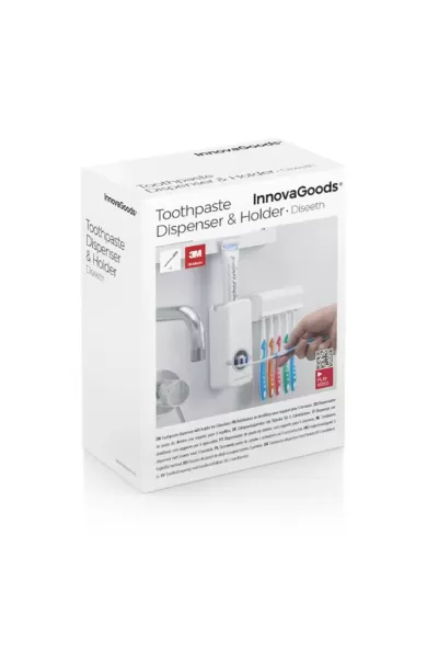 InnovaGoods Toothpaste Dispenser And Holder Diseeth