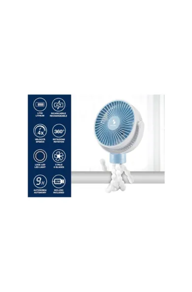 Beper Mini Rechargeable Tripod Fan