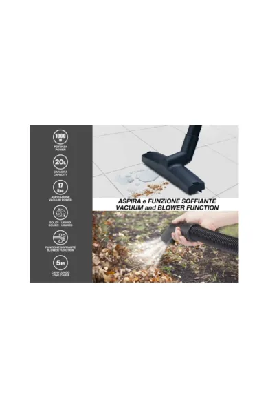 Beper Wet And Dry Vacuum Cleaner - 1000W
