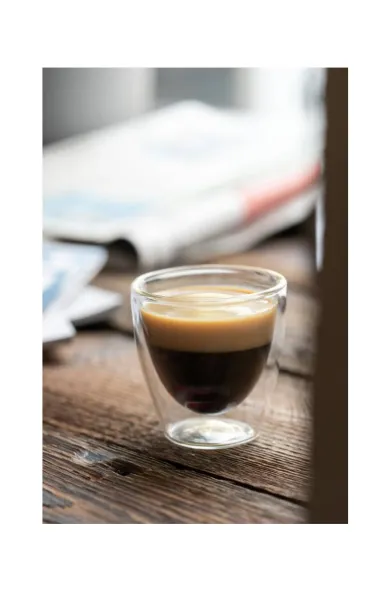 Vialli 2PCS DOUBLE WALL ESPRESSO Glasses AMO