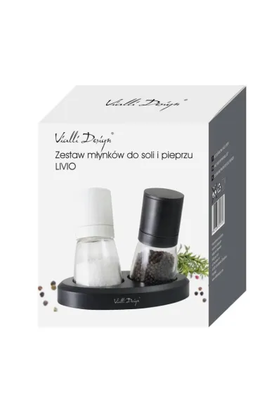 Vialli SET OF SALT & PEPPER MILLS LIVIO