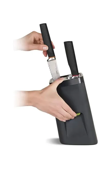 Joseph Joseph LockBlock Black Knife Block Set