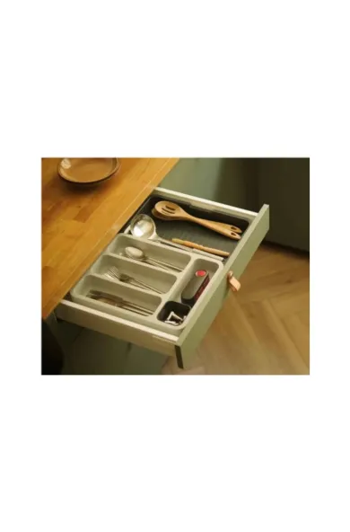 Joseph Joseph DrawerStore Grey Expandable Cutlery Tray