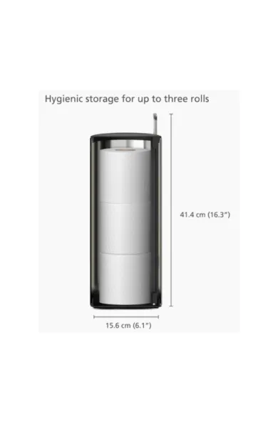 Joseph Joseph Easystore Luxe Stainless-steel Concealed Toilet Roll Holder
