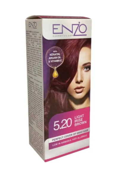 Enzo Hair Color Women - Light Risee Brown 5.20