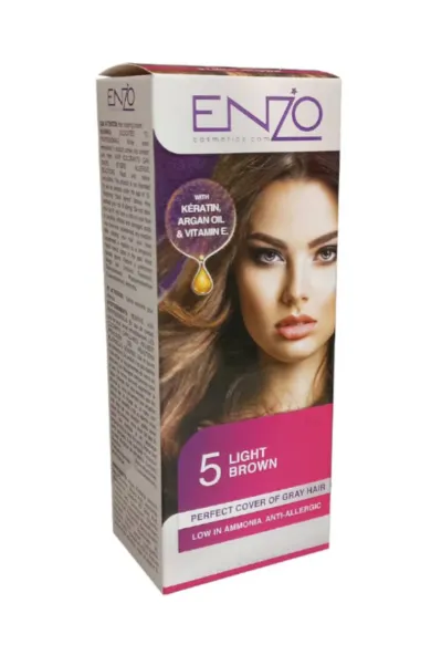 Enzo Hair Color Women - Light Brown 5