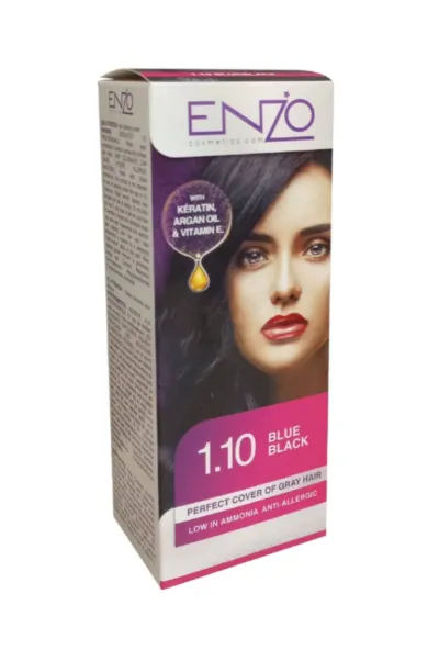 Enzo Hair Color Women - Blue Black 1.10