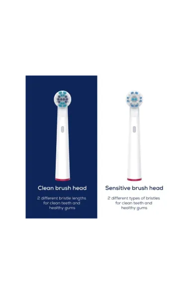 Beurer Sensitive Brush Heads for TB 30 & TB 50 Power Toothbrushes - 4x