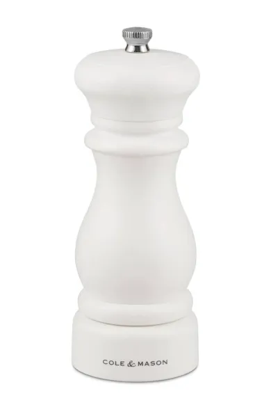 Cole & Mason Southwold Black & White Salt and Pepper Mill Set - 165mm
