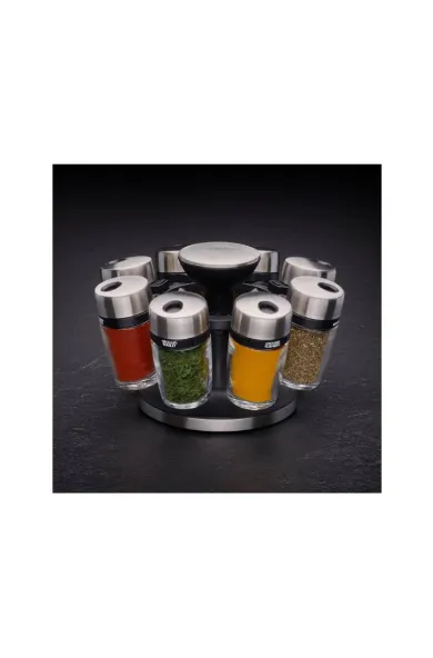 Cole & Mason Cambridge 8 Jar Herb & Spice Rack Carousel