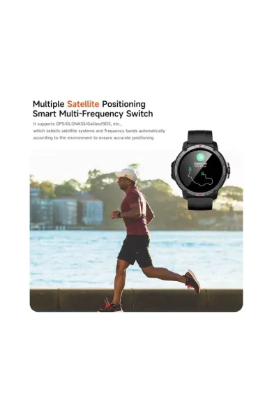 Awei Smart Watch 1.38 Large Screen With Gps - Black