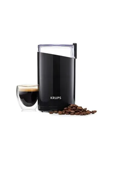 KRUPS Fast Touch Electric Coffee Grinder, Capacity 75 g 200 Watts - Black