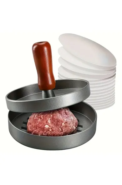 1PC Non-Stick Burger Press Patty Maker 