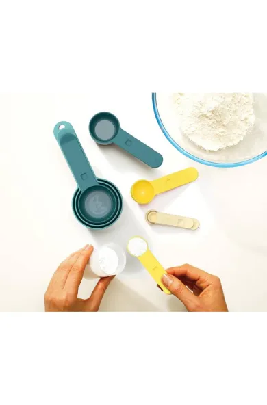 Joseph Joseph Duo 8pc Measuring Cup Set (Opal)