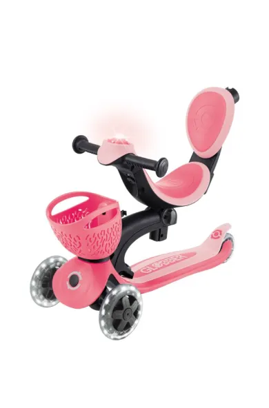 GLOBBER GO UP BABY LIGHTS 360 -  PASTEL PINK