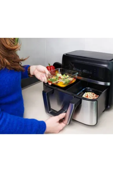 Pyrex Air Fryer Compatible Glass Rect Dish Roaster 23cm 215B100