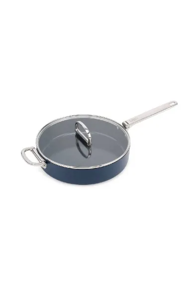 Joseph Joseph Space Folding Handle Ceramic Non-stick 28cm Blue Saute Pan & Lid
