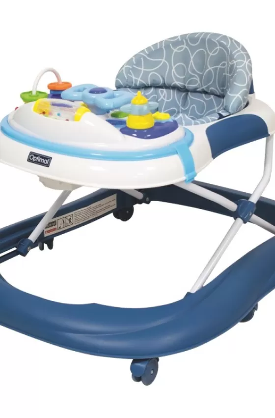 Optimal Musical Baby Walker - Blue