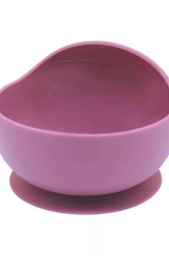 Silicone Snail Bowl For Babies & Toddlers - Dark Mauve