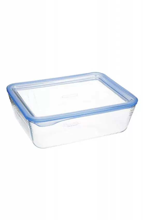 Pyrex Rectangular Roast Dish With Glass Lid - 0.8L